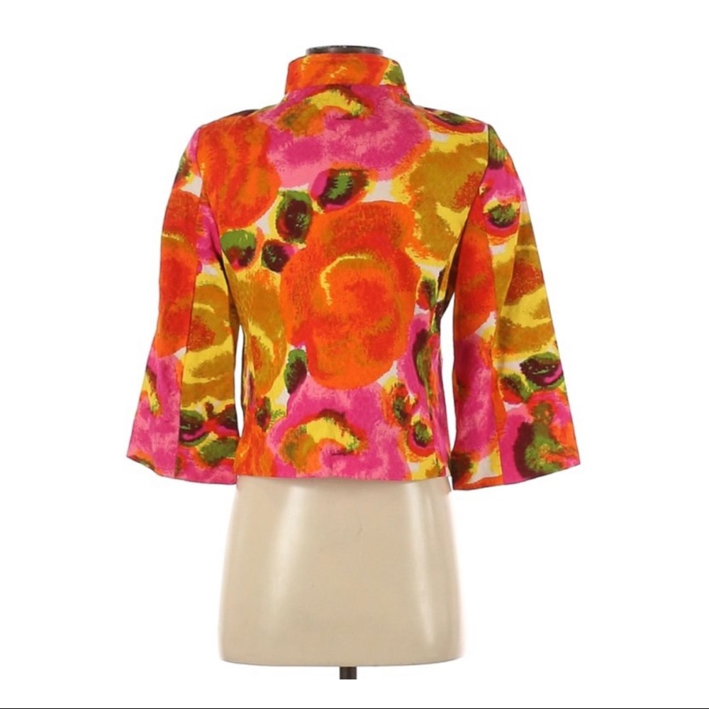 Artsy Floral Multi Color Jacket - Picture 2 of 2